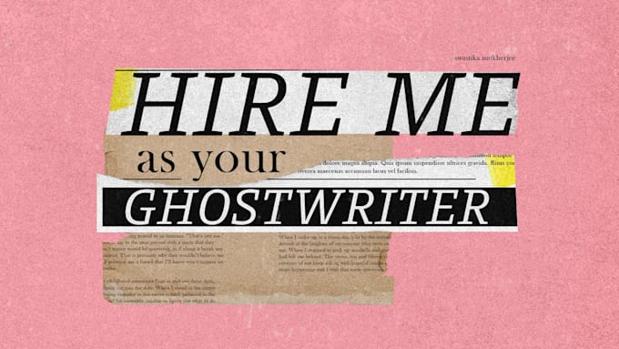 Gig Preview - Ghostwrite captivating fiction novels and short stories