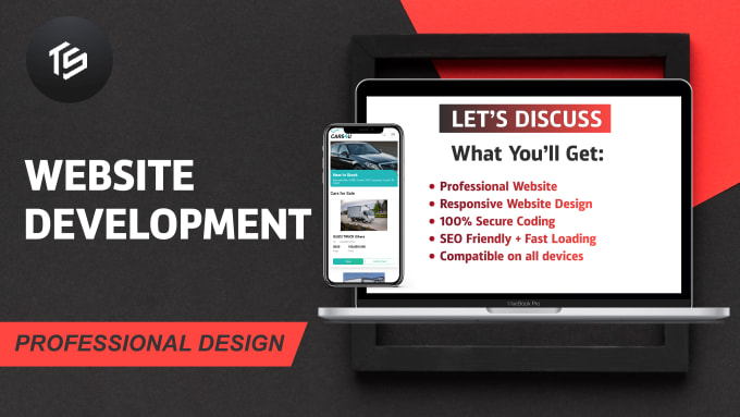 Gig Preview - Do website development and design, build and fix web app for your business