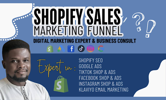 Gig Preview - Do shopify marketing, dropshipping marketing, shopify store promotion or sales