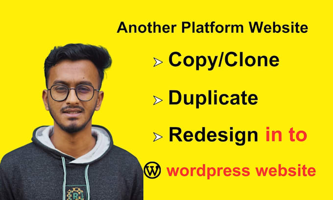 Gig Preview - Redesign duplicate copy clone website in wordpress  using elementor pro