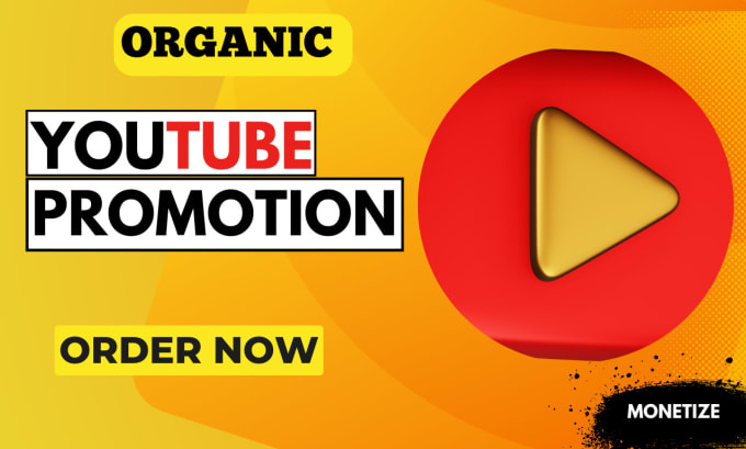 Gig Preview - Promote youtube channel and videos to monetize account