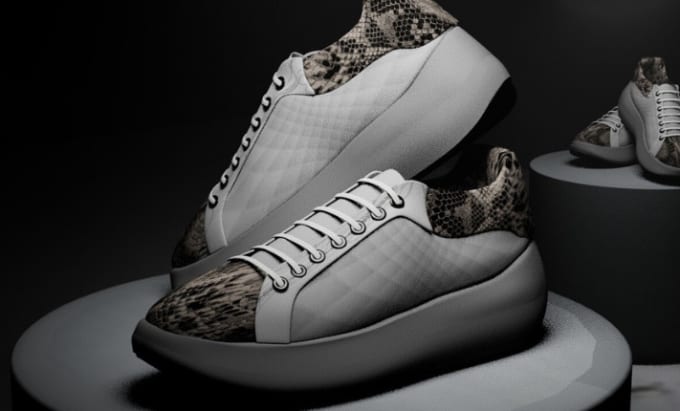 Gig Preview - Model and render 3d shoes, 3d sneaker, 3d footwear