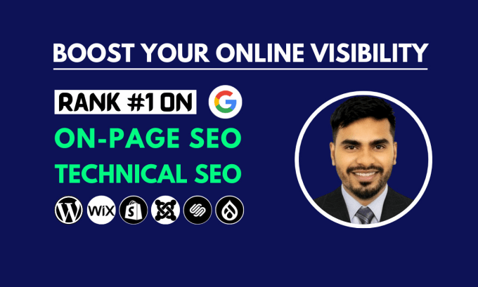 Gig Preview - Do on page SEO and technical optimization to enhance website visibility