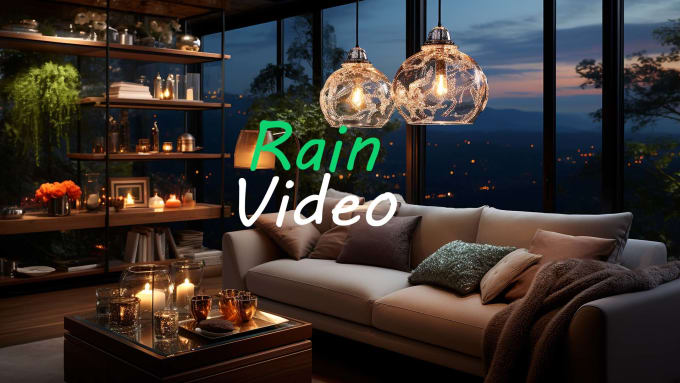 Gig Preview - Create cozy rain video for youtube