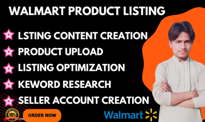 Gig Preview - Create or fix your product listing and variations on amazon and walmart