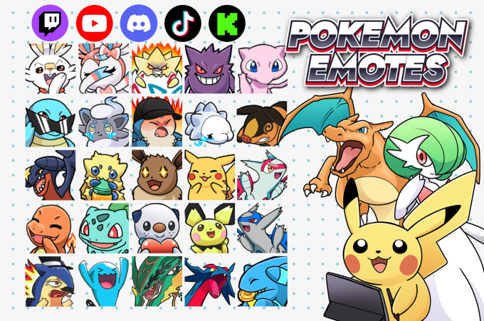 Gig Preview - Make custom pokemon twitch emotes