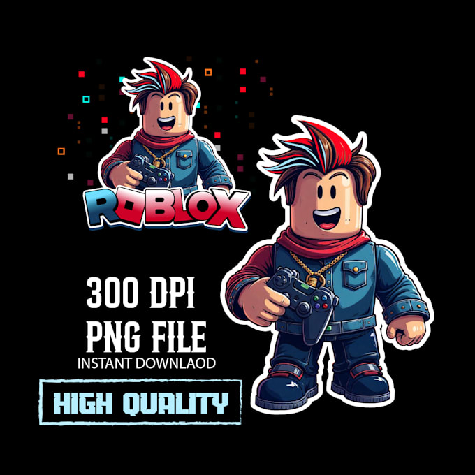 Gig Preview - Create gaming, mascot, roblox , twitch logo for your brand