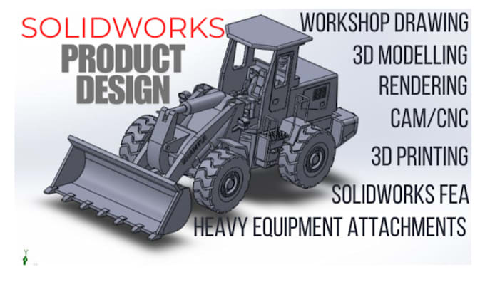 Gig Preview - Do solidworks 3d modelling,2d cad drawing, product design