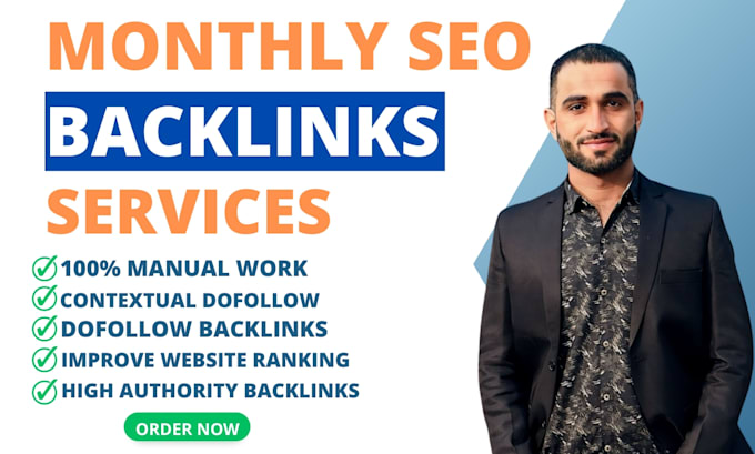 Gig Preview - Do monthly off page seo dofollow backlinks service using 90da links