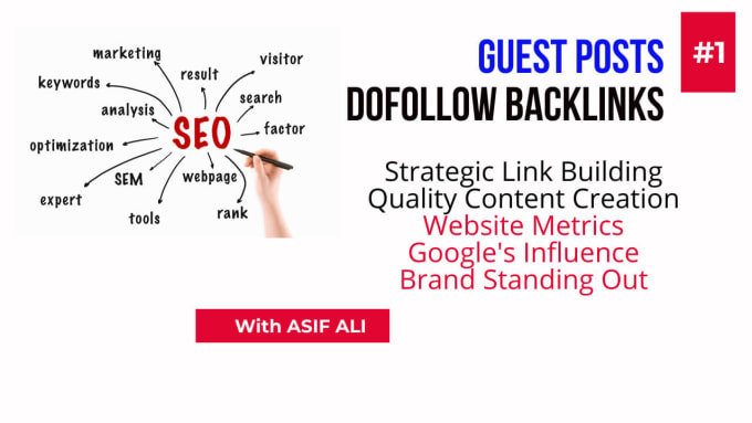 Gig Preview - Write and publish 10 high quality dofollow guest posts