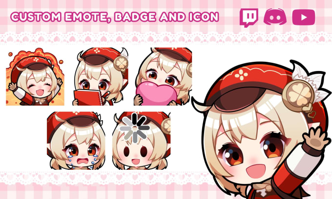 Gig Preview - Create high quality custom animated emotes for twitch, kik