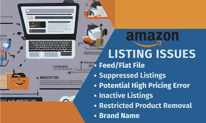 Gig Preview - Create amazon product variation listing, fix product listing issues