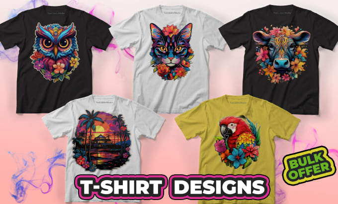 Gig Preview - Do custom t shirt design with illustration or typography t shirt, artsy style