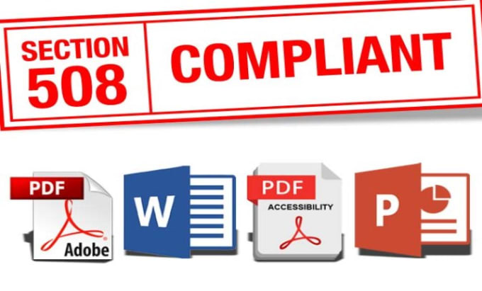 Gig Preview - Compliance ada ,section 508 compliance to PDF , word , PPT