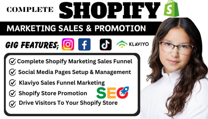 Gig Preview - Do shopify marketing, social media marketing to boost sales