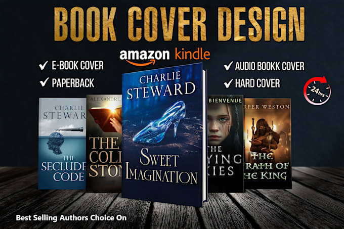 Gig Preview - Design book cover design, ebook cover design, KDP book cover