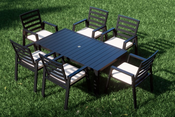 Gig Preview - Do photorealistic 3d rendering for your custom furniture