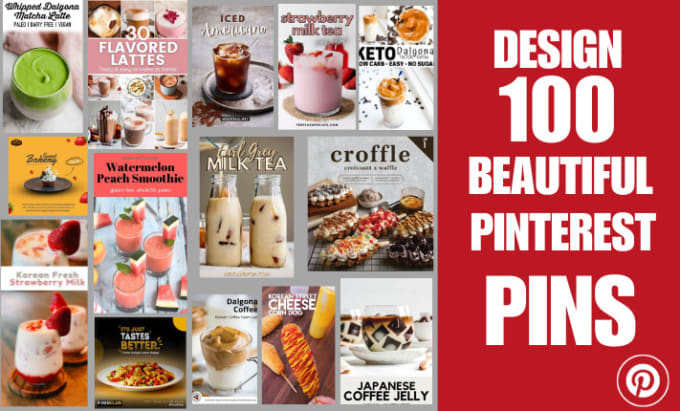 Bestseller - create custom pinterest pins design