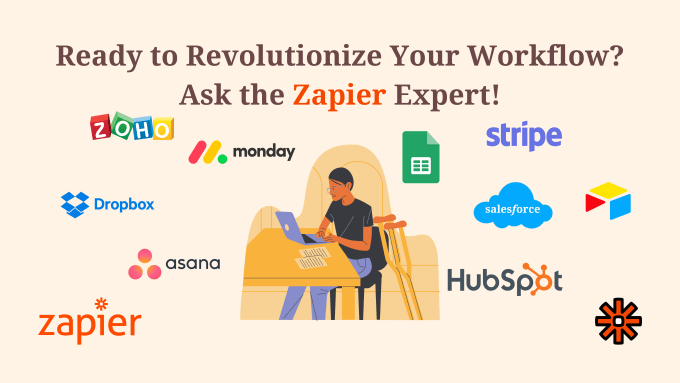 Gig Preview - Help in zapier zap integration and business automation