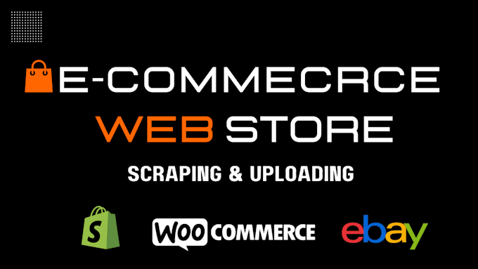 Gig Preview - Scrape any webstore or website products, make shopify woocommerce csv