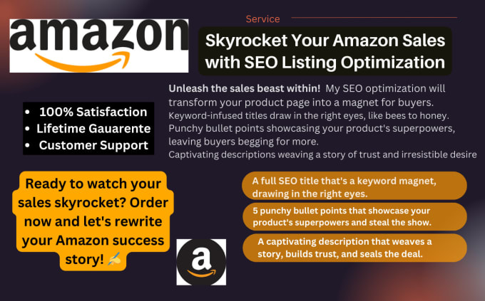 Bestseller - boost organic sales and traffic with expert amazon listing optimization