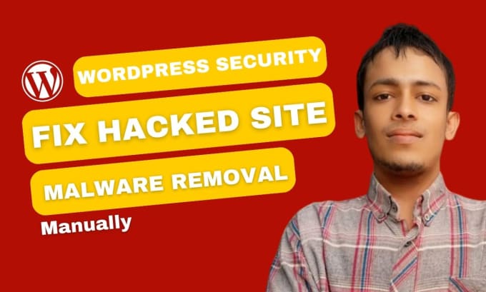 Gig Preview - Recover hacked website, clean wordpress malware, virus and backdoor removal