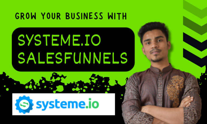 Gig Preview - Design and redesign systeme io sales funnels