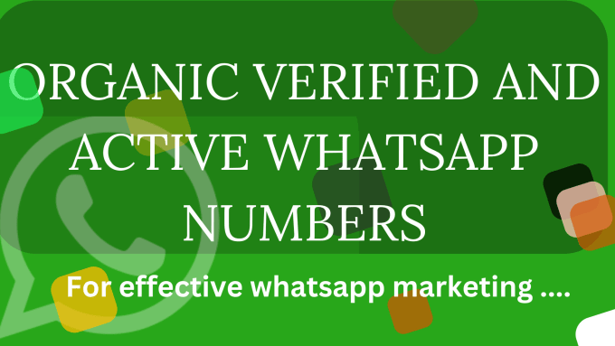 Gig Preview - Generate or scrap real and verified whatsapp number with whatsapp marketing API