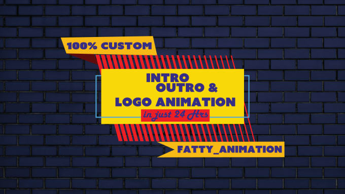 Gig Preview - Do custom logo animation podcast intro and outro for youtube