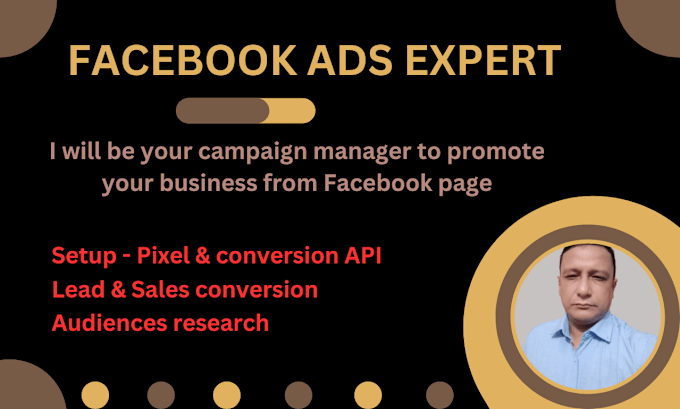 Gig Preview - Setup and manage facebook ads campaign for leads and sales