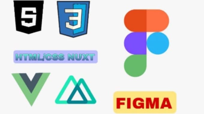 Gig Preview - Convert figma to html css or nuxt templates