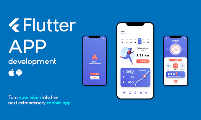 Gig Preview - Do expert flutter app development