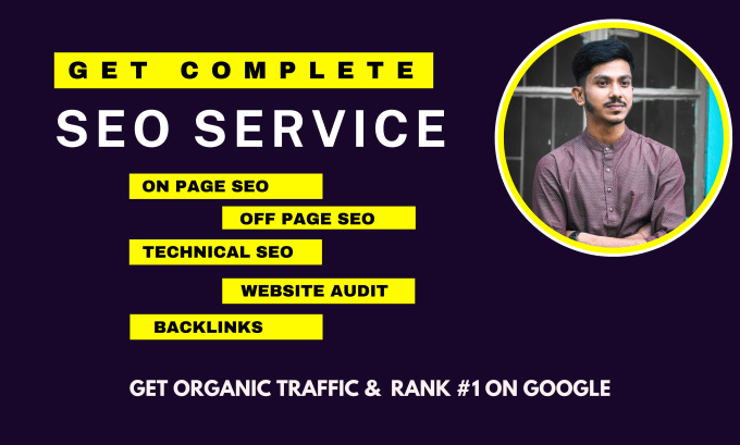 Gig Preview - Complete monthly on page and off page SEO for google ranking