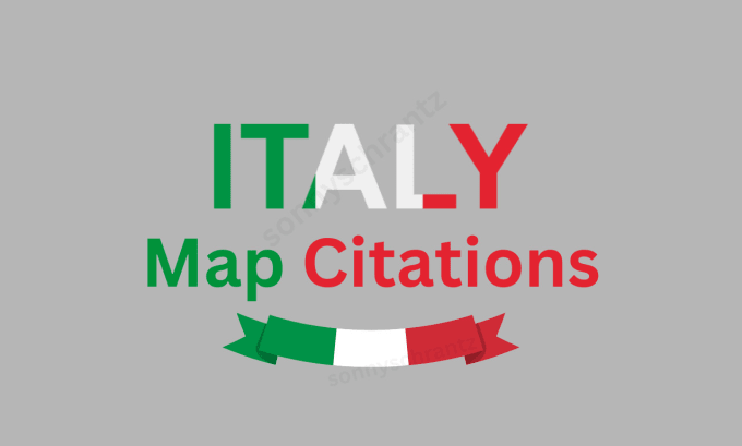 Gig Preview - Set up italy map citations for local SEO effectiveness