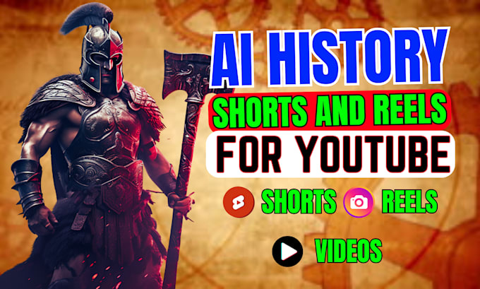 Gig Preview - Create top 10 ai history youtube shorts and instagram reels