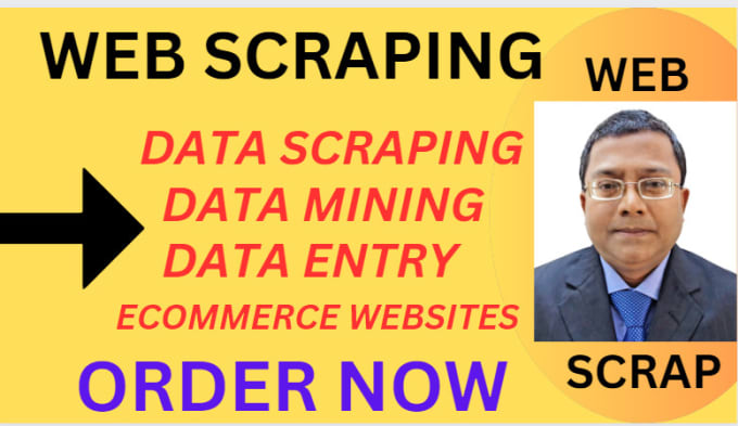 Gig Preview - Do web scraping, data scraping, data mining for you