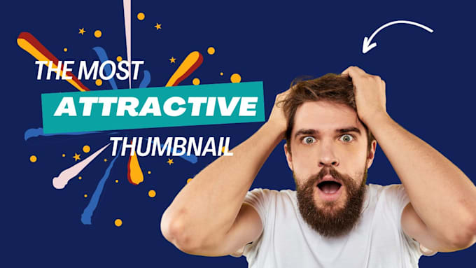 Gig Preview - Design attractive clickbait youtube thumbnail within 30min