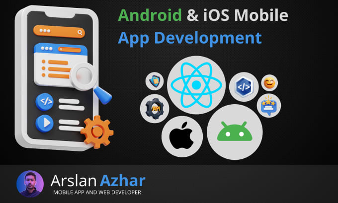 Gig Preview - Develop react native mobile app, android and ios mobile app development