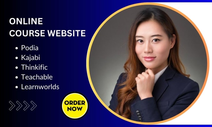 Bestseller - create online course websites on thinkific, kajabi, lms, and canva presentation