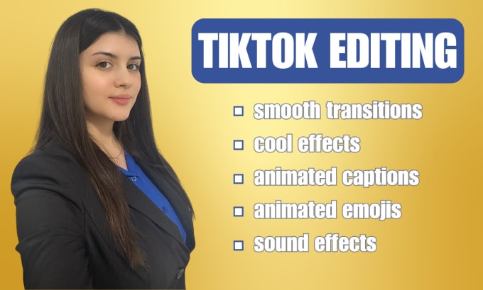 Gig Preview - Edit your tiktoks with smooth transitions