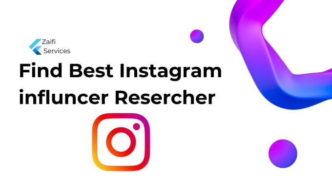 Gig Preview - Find best instagram influencer for influencer marketing