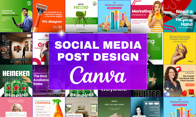 Gig Preview - Design canva templates for your social media post design and ads