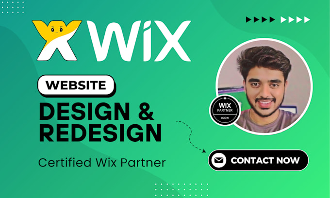 Gig Preview - Design wix website redesign wix website wix landing page wix studio online store