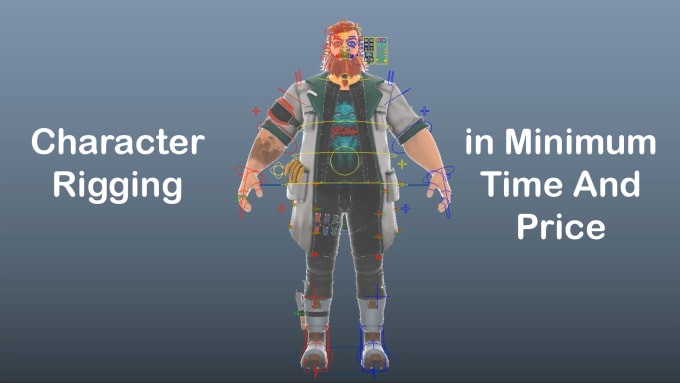 Gig Preview - Do 3d character rigging in maya for games and animation