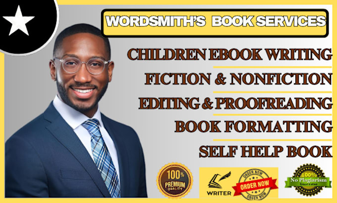 Gig Preview - Ebook writer self help ebook writer, children ebook, christian and medical ebook