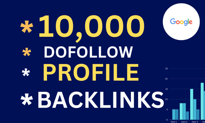 Gig Preview - Create 10,000 dofollow profile backlinks for seo service