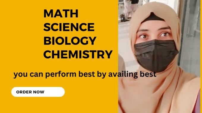 Gig Preview - Be your science biology math urdu and chemistry tutor