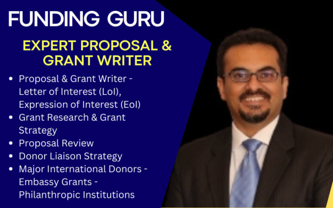 Gig Preview - Turn your ideas into successfully funded grant proposals