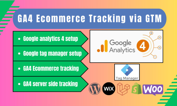 Bestseller - setup google analytics 4, GTM, web and server side tracking for ecommerce