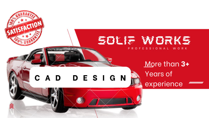 Gig Preview - Do 3d car modeling and 3d cad modeling using solidworks